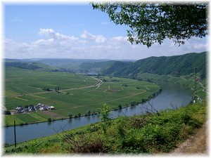 Moseltal in Richtung Trier